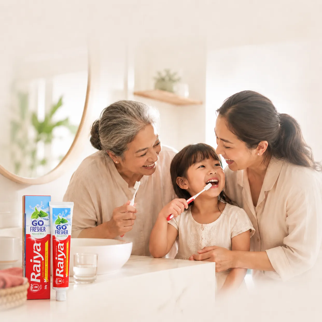 Fresh confidence for every smile in the family.