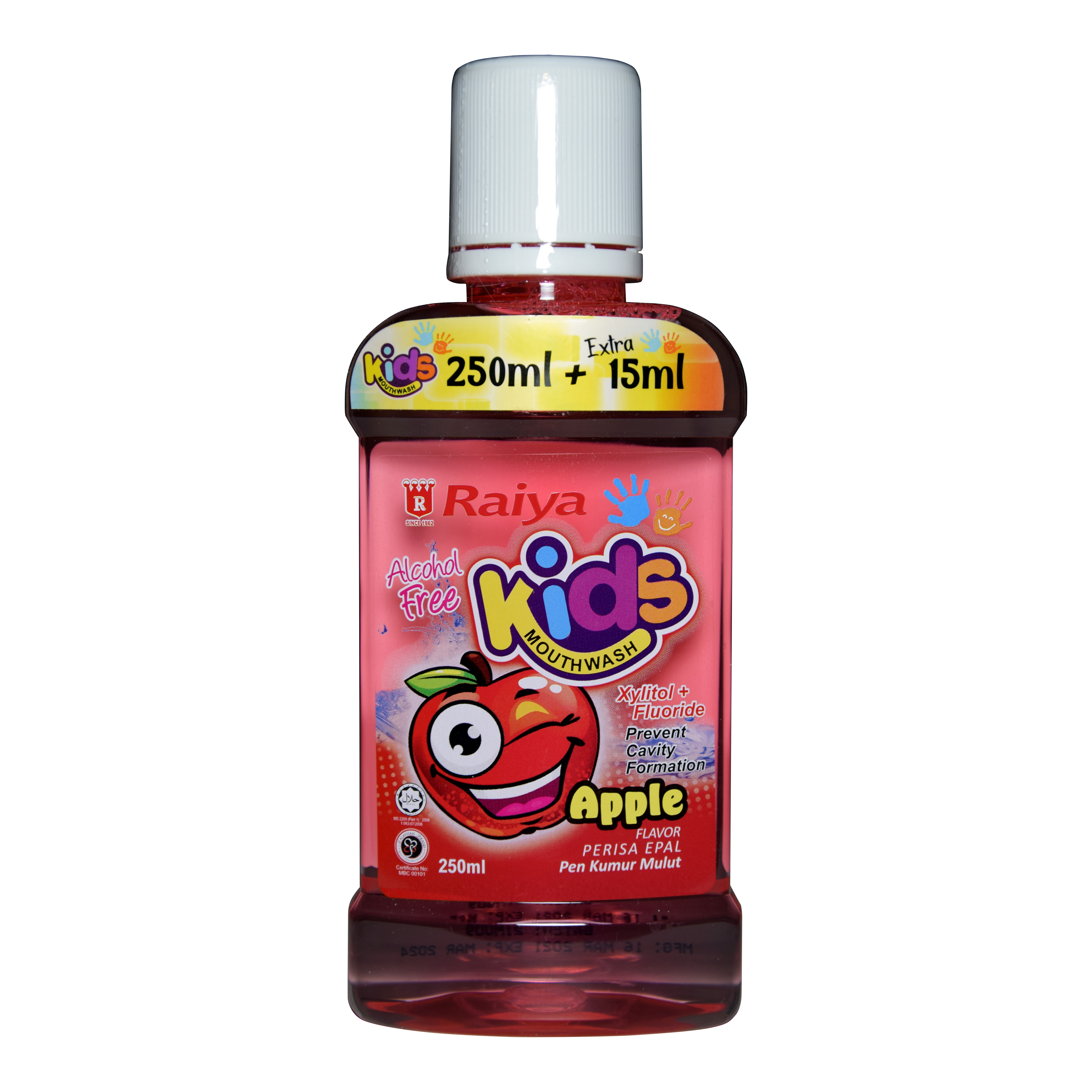 RAIYA JUNIOR Kids Mouthwash -  Apple Flavor