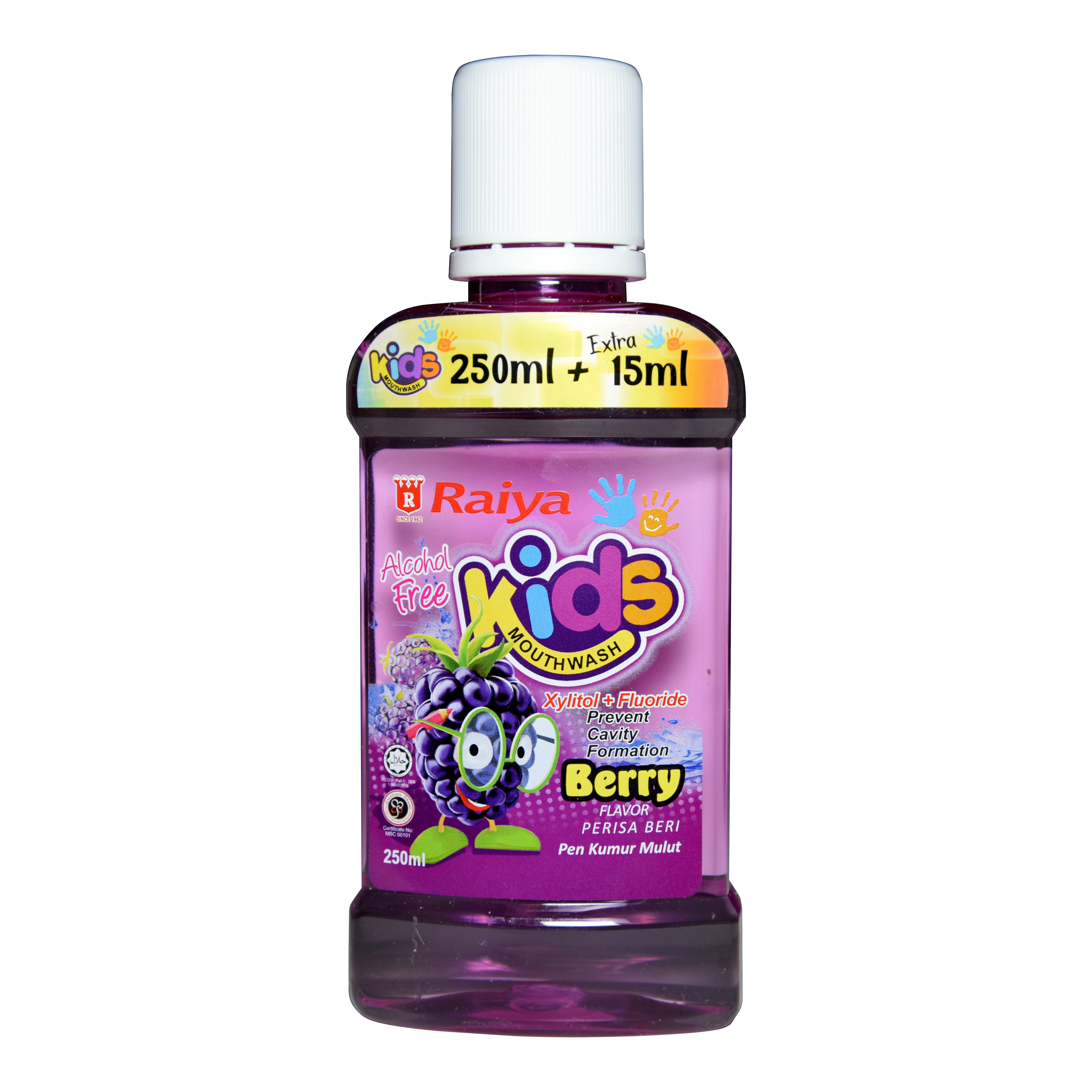 RAIYA JUNIOR Kids Mouthwash -  Berry Flavor